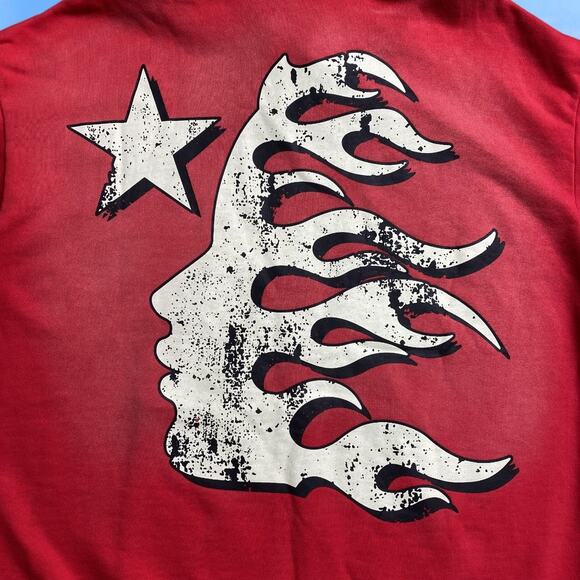 Men's Red Hellstar Hoodie - Picture 4 of 6